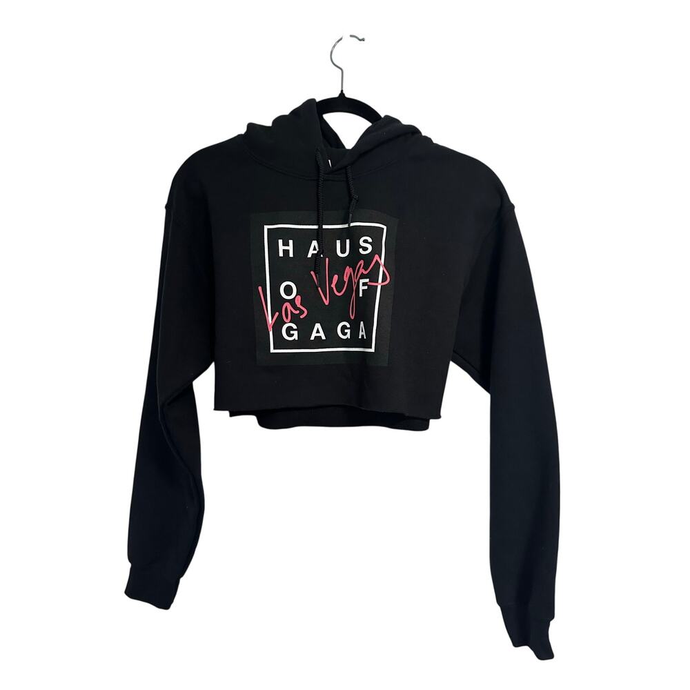 HAUS OF GAGA Las Vegas Residency Cropped Hoodie Hooded Crop Sweatshirt - S - NWT